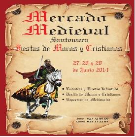 27 al 29 de junio – Mercado medieval «Santomera Medieval» en Santomera, Murcia