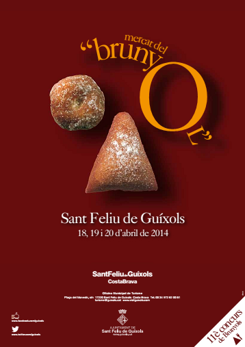 Programa del Mercat del Brunyol 18 al 20 de abril en Sant Feliu de Guixols , Girona