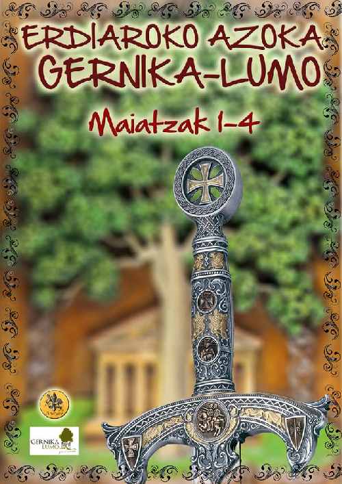 Cartel del Mercado medieval en Gernika-Lumo en Guipuzcoa del 01 al 04 de mayo