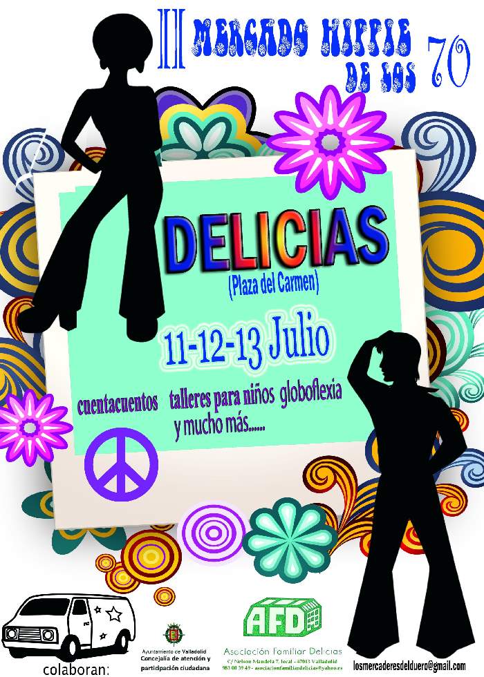 11 al 13 de julio – II Mercado hippy en  Valladolid por Los Mercaderes del Duero