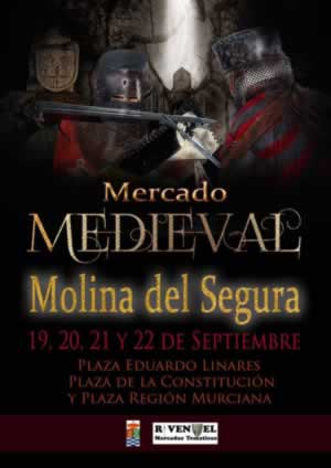 19 de septiembre al 21 de septiembre – Programa del mercado medieval en Molina de Segura , Murcia