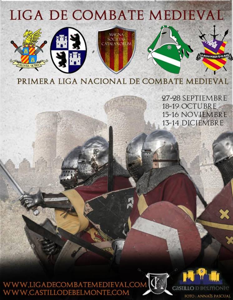 II Edición de la Liga Nacional de Combate Medieval,18 y 19 de octubre. Belmonte, Cuenca
