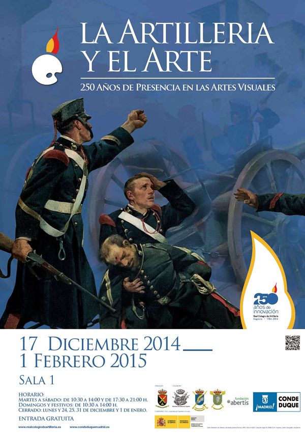 Exposición “La Artillería y el Arte” en Madrid hasta 01 de Febrero del 2015