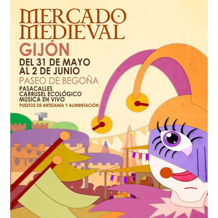 A primeros de Mayo del 2015, se celebrara el mercado medieval en Gijon , Asturias