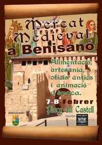 Mercado medieval en Benisano, Valencia 07 y 08 de Febrero del 2015