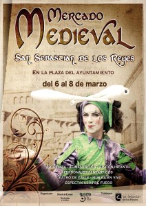 Cartel del mercado medieval de San Sebastian de los Reyes, Madrid