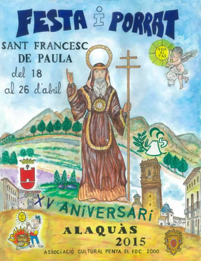 FESTA DEL PORRAT de Sant Francesc de Paula en Alacuas, Valencia