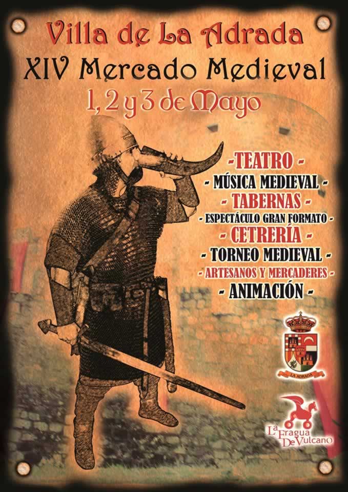 Programa completo del  XIV Mercado medieval en La Adrada , Avila 01, 02 y 03 de Mayo