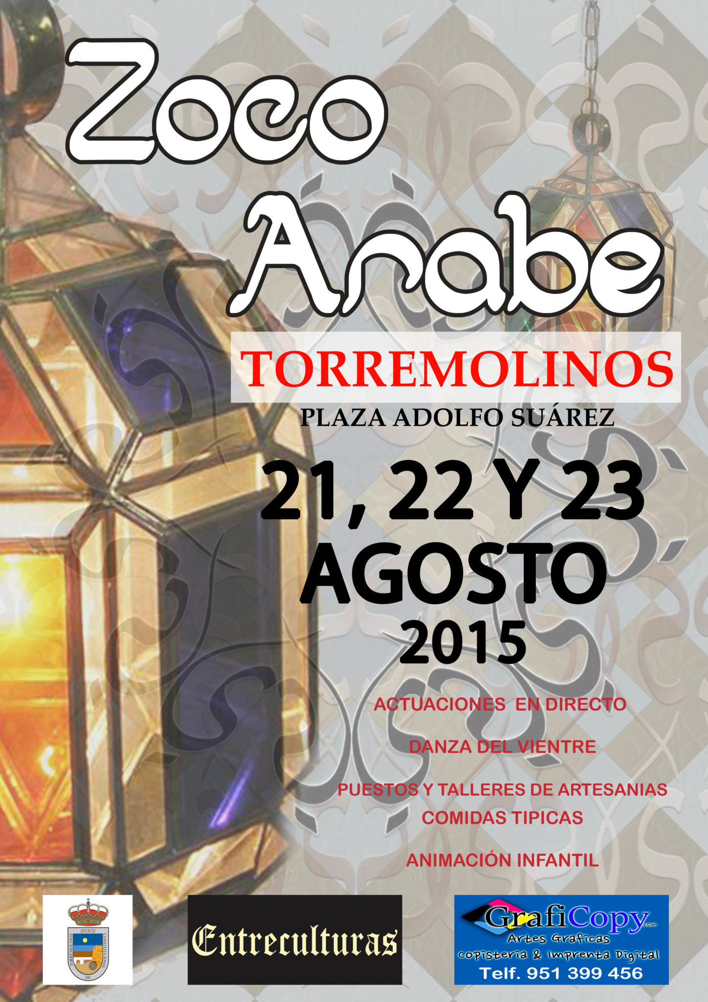 Zoco arabe en Torremolinos, Malaga 21 al 23 de Agosto del 2015