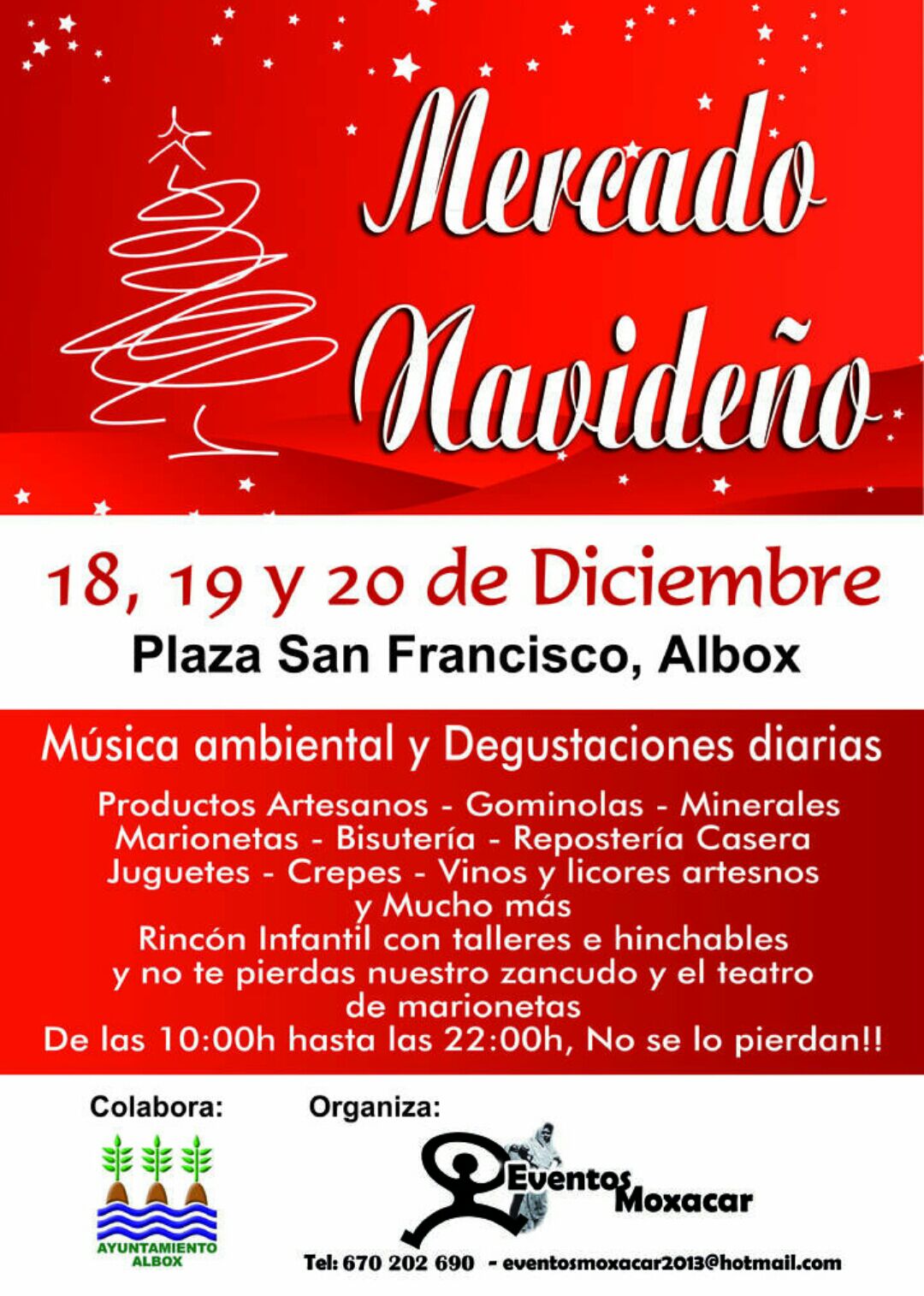 Mercado Medieval de Navidad  en ALbox, Almeria 18 al 20 de Diciembre del 2015