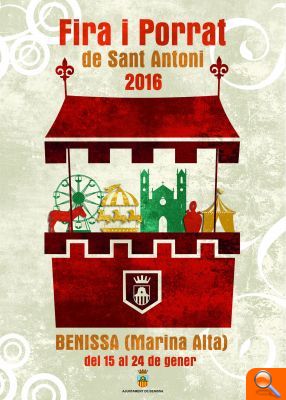 Fira i Porrat de Sant Antoni, del 15 al 24 de enero en Benissa , Alicante