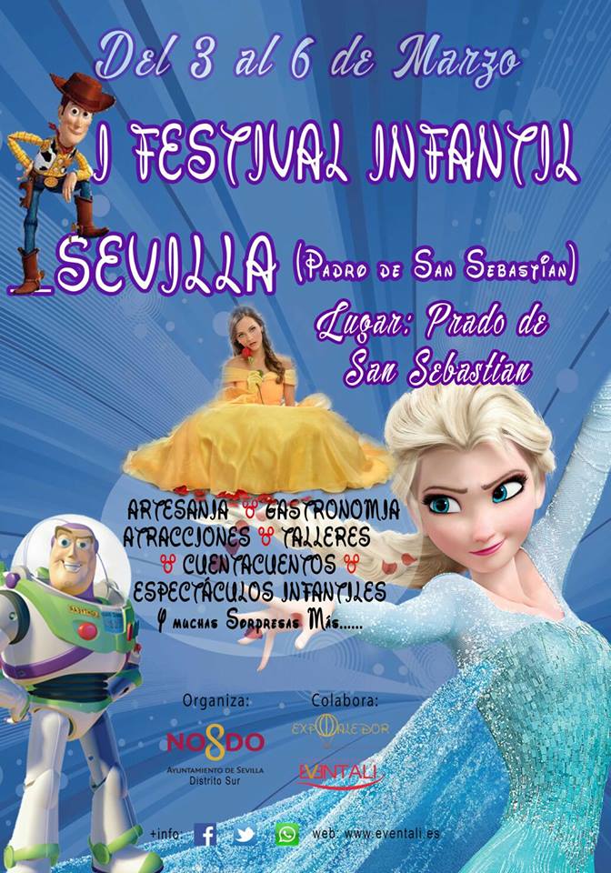 I Festival infantil en el Prado de San Sebastian, Sevilla 03 al 06 de Marzo del 2016