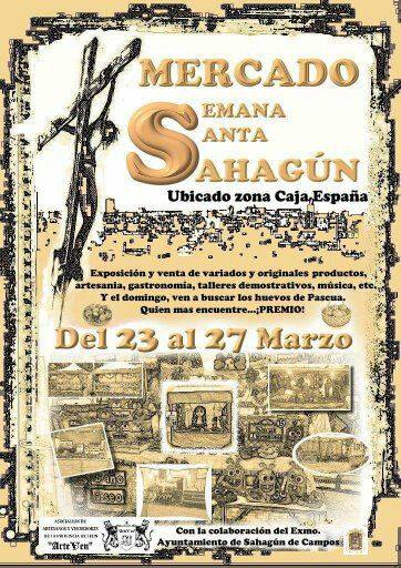 Mercado Semana Santa en Sahagun de los Campos, Leon 23 al 27 de Marzo del 2016
