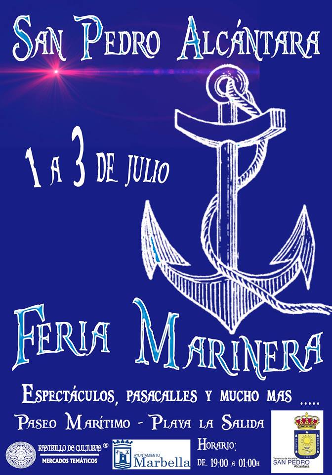 Mercado marinero en San Pedro de Alcantara, Malaga 01 al 03 de Julio del 2016