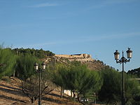 Vista desde el flanco norte del Castillo de Guardamar, del siglo XIV