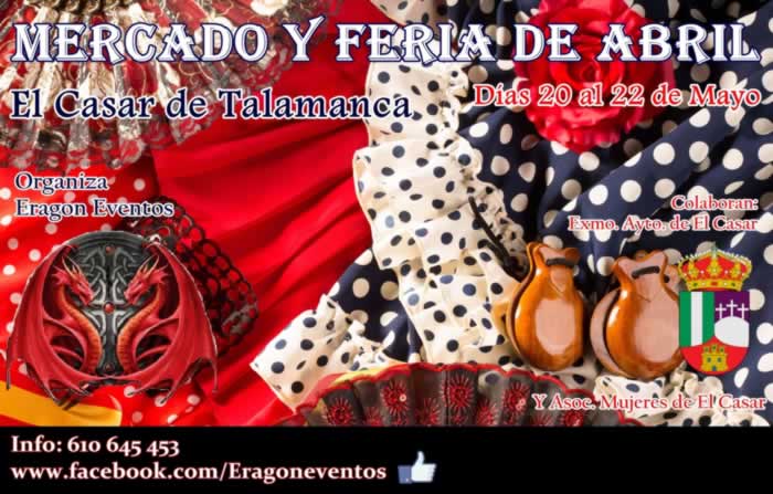 Mercado y feria de Abril del 20 al 22 de Mayo del 2016 en El Casar de Talamanca
