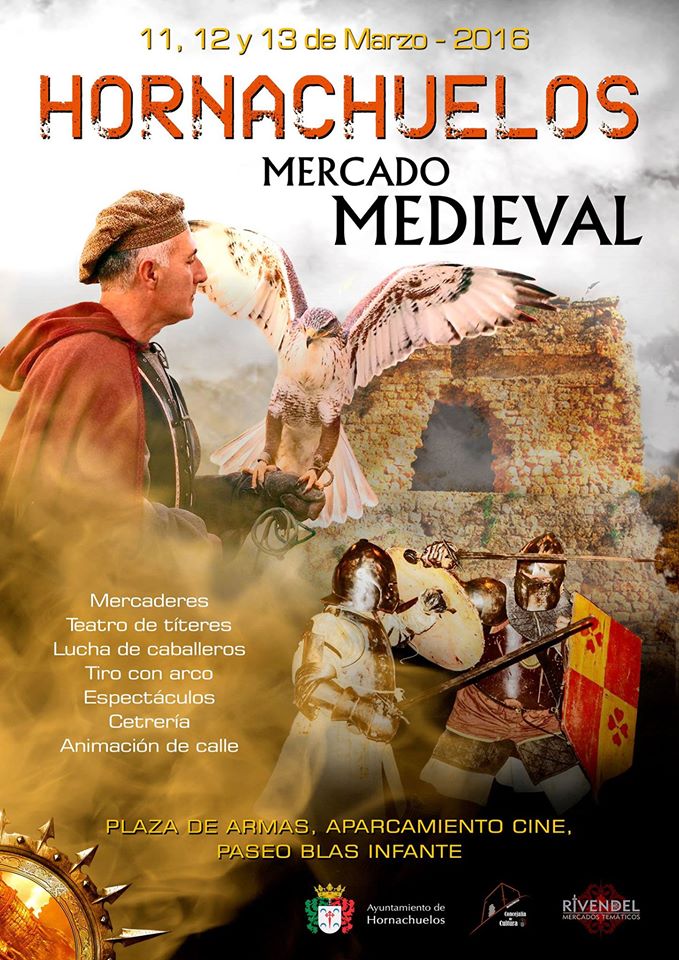 Programa completo del mercado medieval de #HORNACHUELOS, #CORDOBA 11 al 13 de Marzo del 2016
