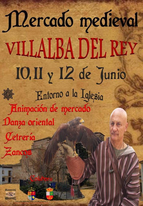 Cartel del mercado medieval de Villalba del Rey, Cuenca