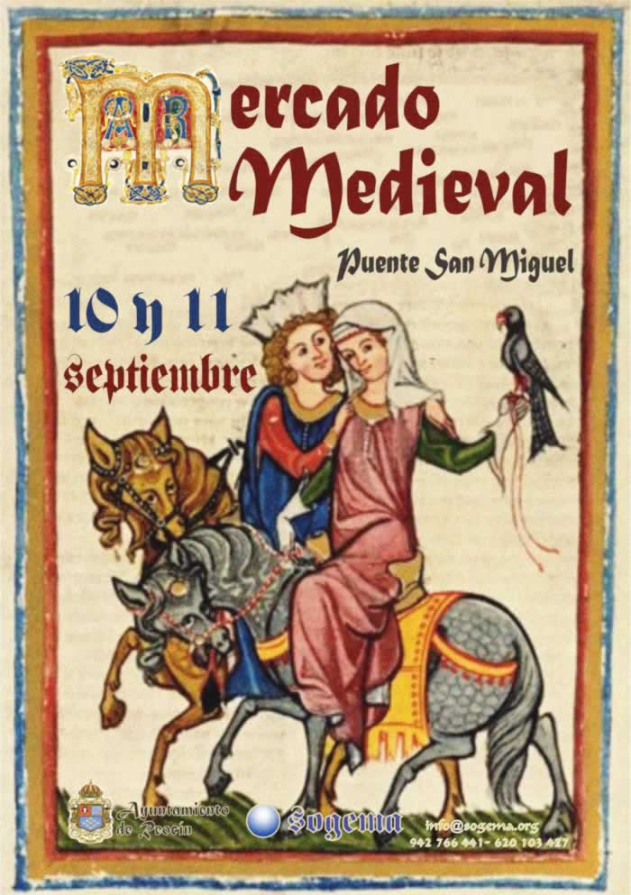 Mercado medieval en Puente San Miguel , Reocin, Cantabria 10 y 11 de Septiembre del 2016