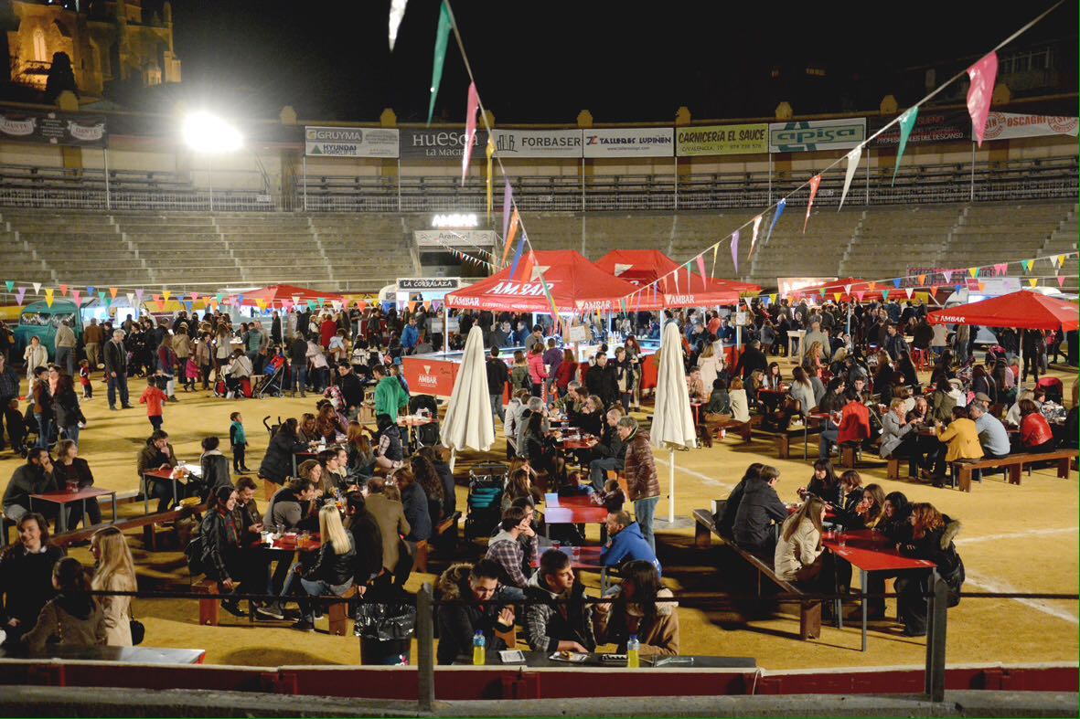 II fiesta de caravanas en la plaza de toros de Huesca 20 al 22 de Mayo del 2016