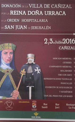 Cañizal recrea la donación de la villa por la reina doña Urraca en 1116 – 02 y 03 de Julio del 2016