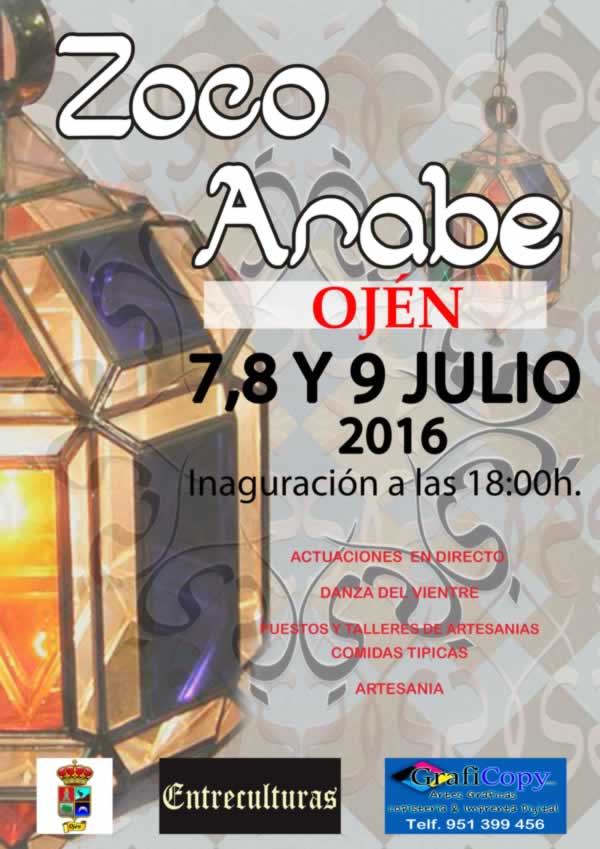 Zoco arabe en Ojen, Malaga del 07 al 09 de Julio del 2016