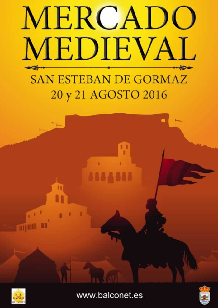 Mercado medieval en San Esteban de Gormaz, Burgos  20 y 21 de Agosto del 2016