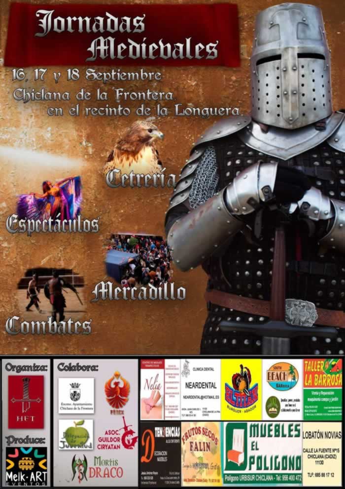 Jornadas medievales en Chiclana de la Frontera, Cadiz del 16 al 18 de Septiembre del 2016