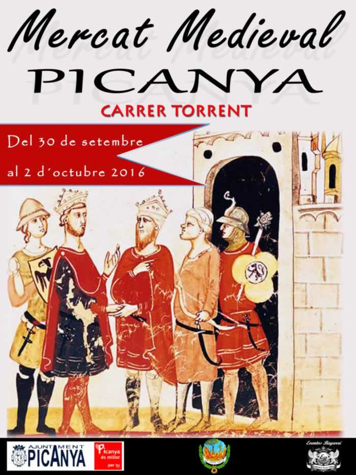 Mercat medieval en Picanya, Valencia del 30 de Septiembre al 02 de Octubre