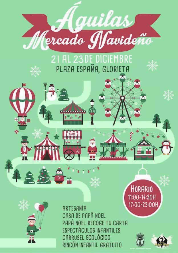 Mercado navideño en Aguilas, Murcia del 21 al 23 de Diciembre de 2016