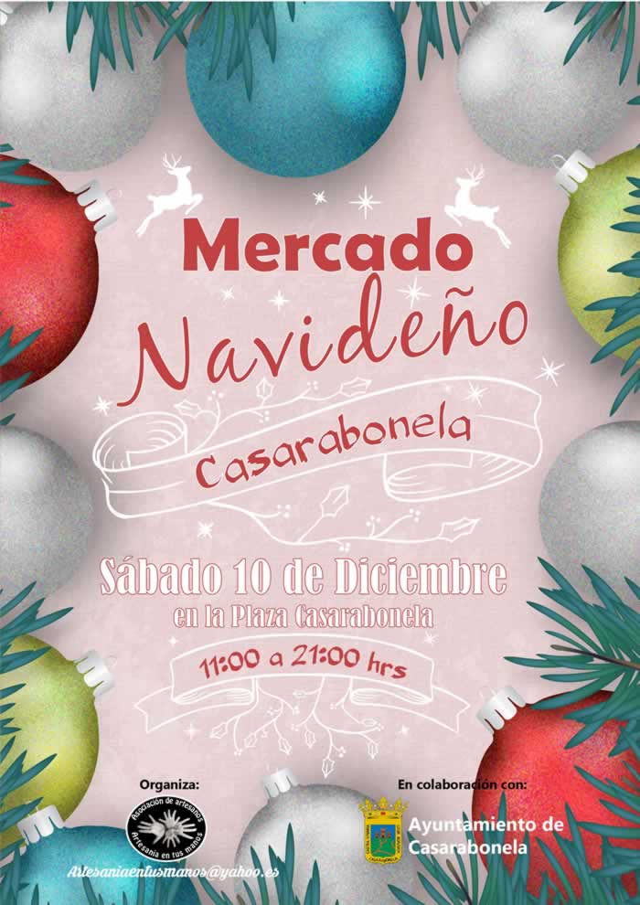 10 de Diciembre Mercado navideño en Casarabonela, Malaga