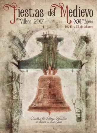 Programacion del XVI Mercado Medieval el Rabal Villena 10 al 12 de Marzo del 2017