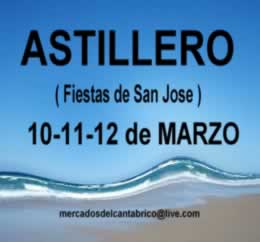 Mercado artesanal en Astillero, Cantabria del 10 al 12 de Marzo del 2017