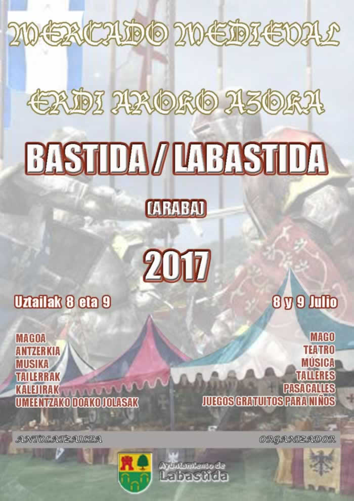 Feria medieval en Labastida, Alava  – 08 y 09 de Julio del 2017-