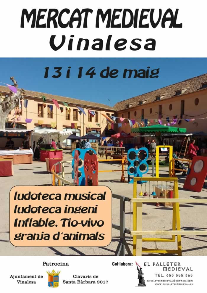 Mercado medieval en Vinalesa, Valencia  – 13 y 14 de Mayo –