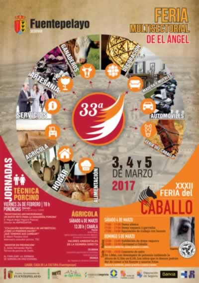 La Feria de El Ángel se celebra este fin de semana en Fuentepelayo, Segovia del 03 al 05 de Marzo del 2017