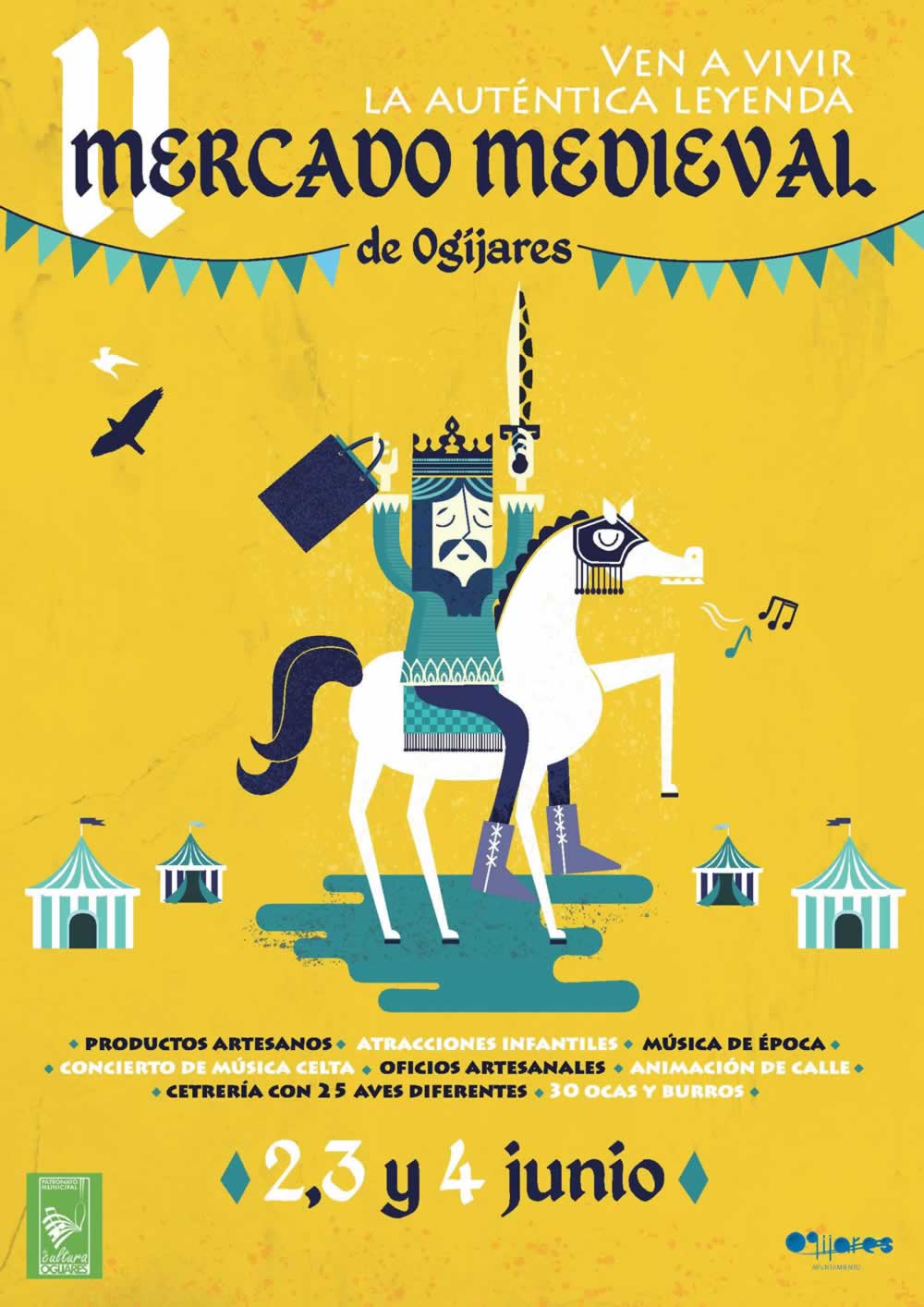 Mercado medieval en Ogijares, Granada del 02 al 04 de Junio del 2017