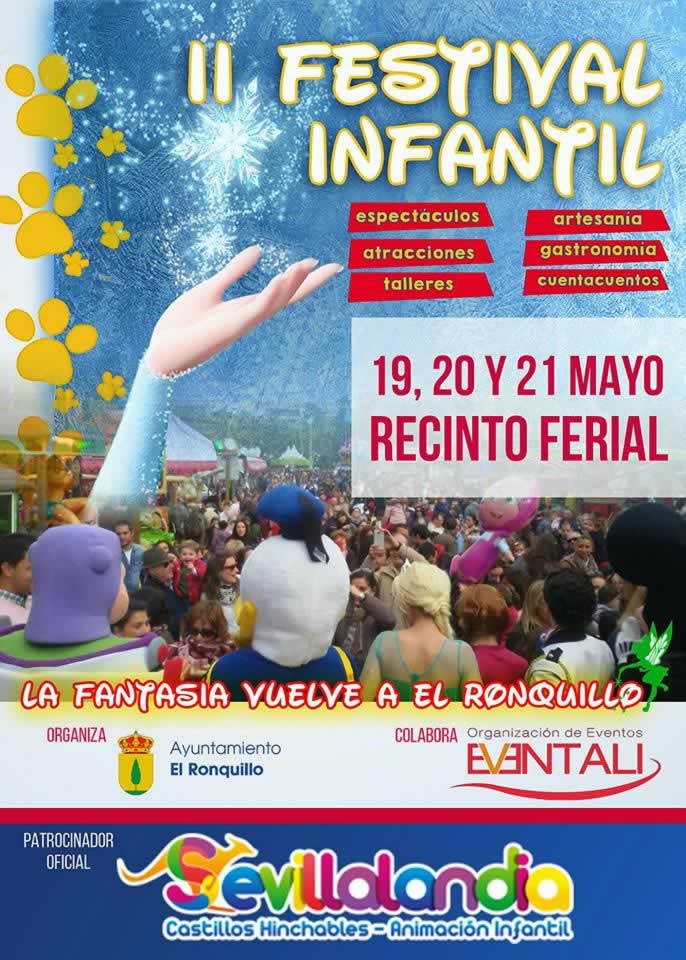 II FESTIVAL INFANTIL en EL RONQUILLO , SEVILLA del 19 al 21 de Mayo del 2017