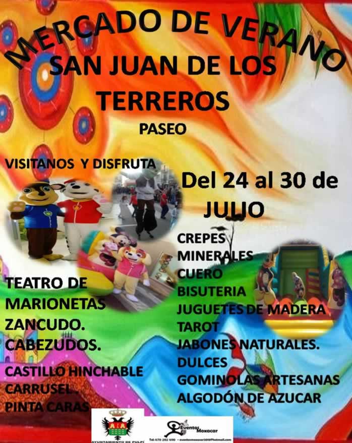 Mercado de verano en San Juan de los Terreros, Almeria – 24 al 30 de Julio del 2017 –
