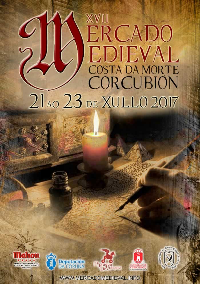 XVII MERCADO MEDIEVAL “COSTA DA MORTE” del 21 al 23 de Julio en Corcubion, La Coruña