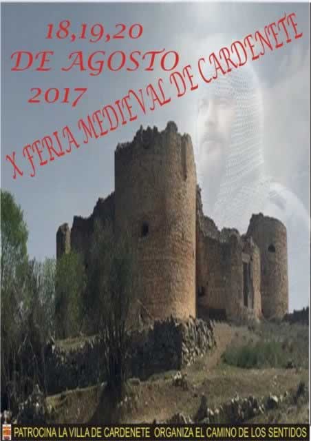 MERCADO MEDIEVAL en Cardenete, Cuenca del 18 al 20 de AGosto del 2017