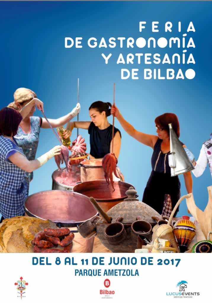 Feria de gastronomía y artesanía de Bilbao del 08 al 11 de Junio en Bilbao,Vizcaya