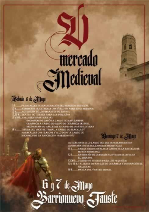 Mercado medieval en Tauste, Zaragoza 06 y 07 de Mayo del 2017