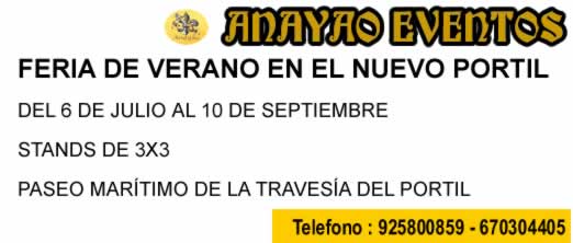 FERIA DE VERANO EN EL NUEVO PORTIL , Huelva del 06 de Julio al 10 de Septiembre del 2017