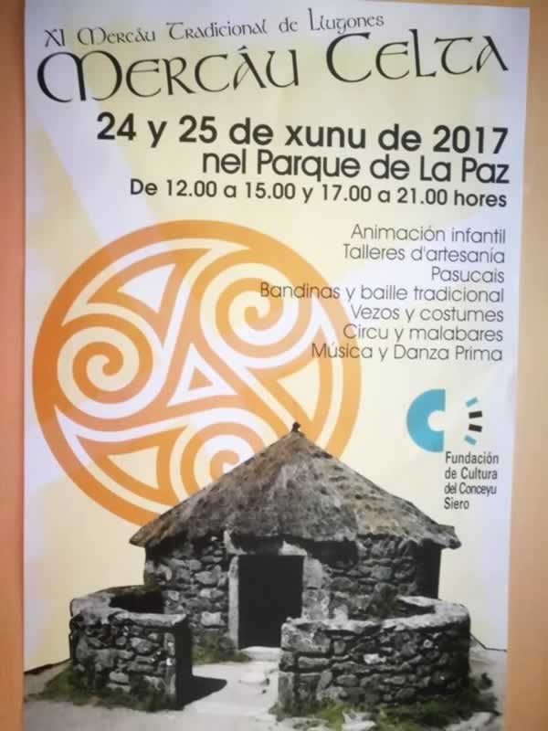 FERIA CELTA en Lugones, Asturias del 23 al 25 de Junio del 2017