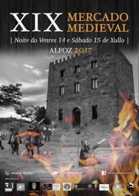 Programacion del Mercado Medieval de Alfoz , Lugo – 14 y 15 de Julio del 2017 –
