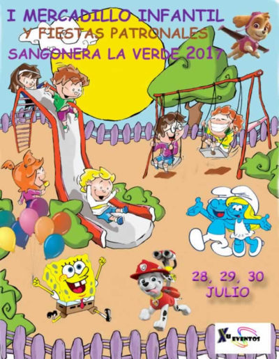 MERCADO INFANTIL en Sangonera la Verde, Murcia del 28 al 30 de Julio del 2017