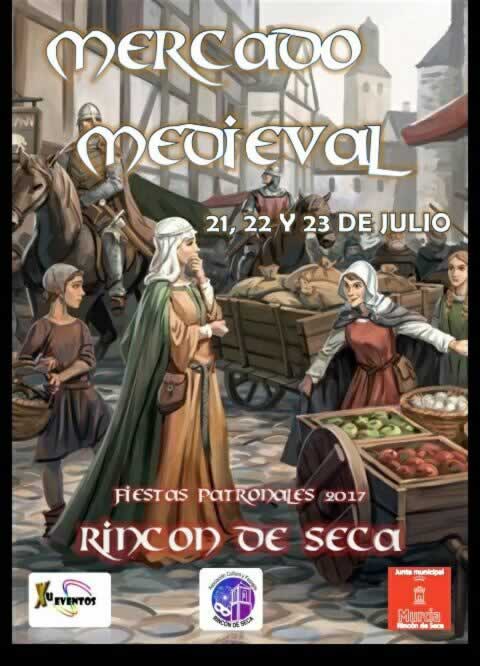 MERCADO MEDIEVAL en Rincon de Seca, Murcia del 21 al 23 de Julio del 2017