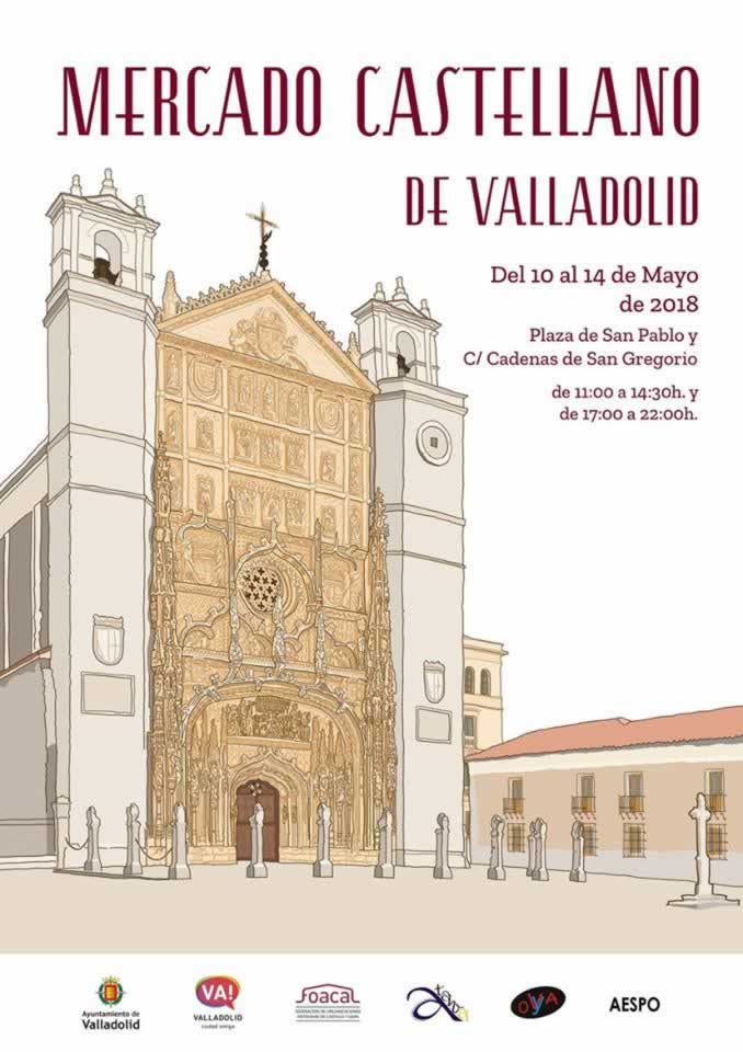Programacion del MERCADO CASTELLANO en Valladolid del 10 al 13 de Mayo del 2018
