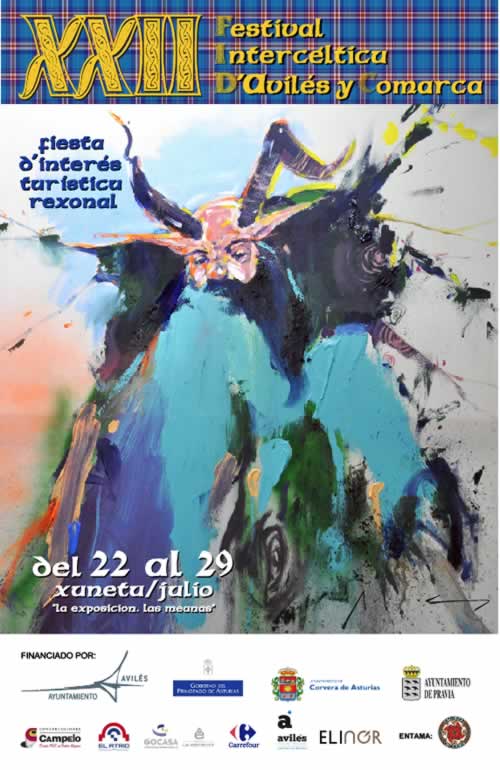 XXII  FESTIVAL  INTERCÉLTICO DE AVILÉS  en Aviles, Asturias del 23 al 29 de Julio del 2018